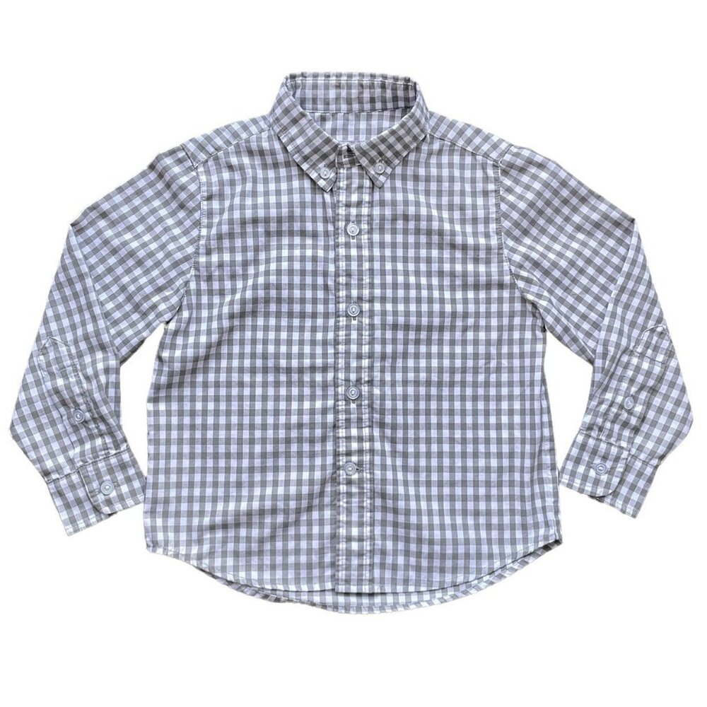 Eleanor Rose James Button Shirt Gray 3/4